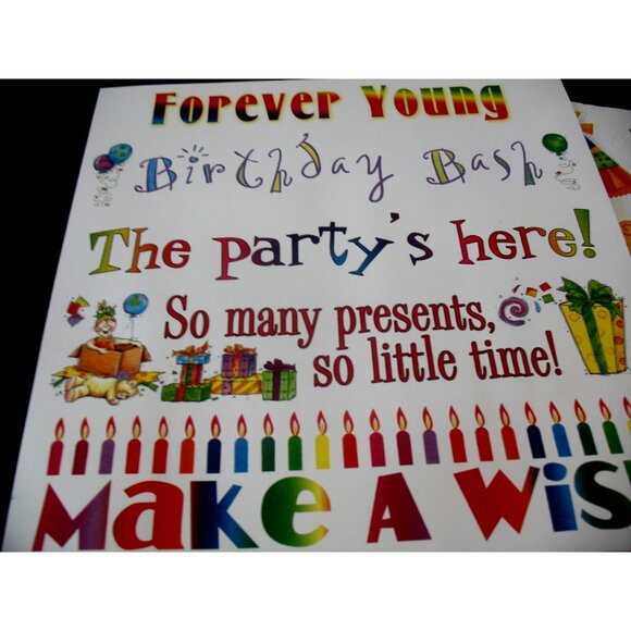Creative Memories and more CELEBRATE Stickers (Party, Birthday,) Gr Lengths - Picture 4 of 15